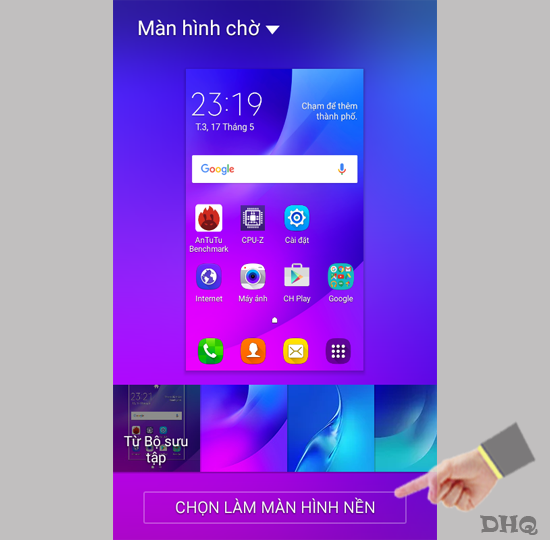 Chọn hình nền
